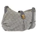 LOUIS VUITTON Monogram Denim Slytree Shoulder Bag Gris M45834 LV Auth 204591V-1