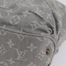 LOUIS VUITTON Monogram Denim Slytree Shoulder Bag Gris M45834 LV Auth 204591V-19
