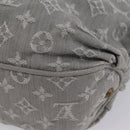 LOUIS VUITTON Monogram Denim Slytree Shoulder Bag Gris M45834 LV Auth 204591V-21