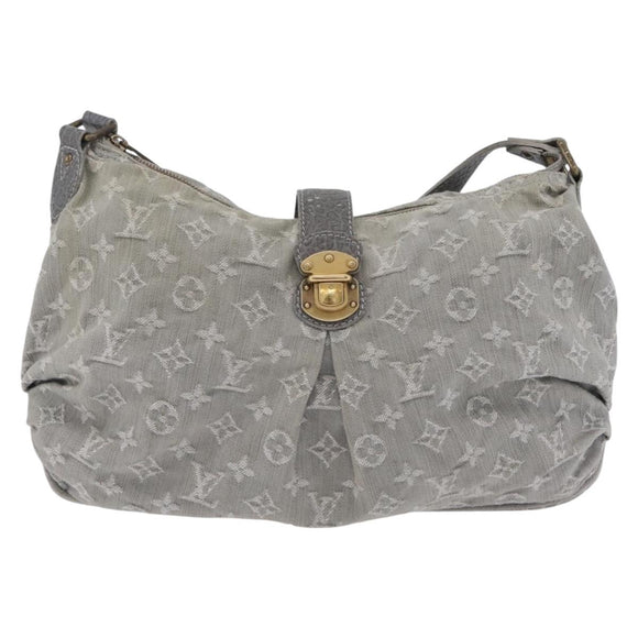LOUIS VUITTON Monogram Denim Slytree Shoulder Bag Gris M45834 LV Auth 204591V