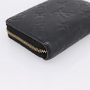 LOUIS VUITTON Monogram Empreinte Zippy Coin Purse Black M60574 LV Auth 204595V-16