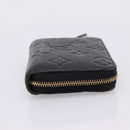 LOUIS VUITTON Monogram Empreinte Zippy Coin Purse Black M60574 LV Auth 204595V-4