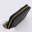 LOUIS VUITTON Monogram Empreinte Zippy Coin Purse Black M60574 LV Auth 204595V-5