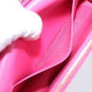 MCM Vicetos Shoulder Bag PVC Leather Pink Gold Tone Auth 204597A-22