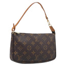LOUIS VUITTON Monogram Pochette Accessoires Pouch M51980 LV Auth 204600-1
