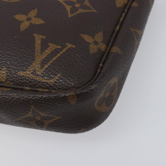 LOUIS VUITTON Monogram Pochette Accessoires Pouch M51980 LV Auth 204600