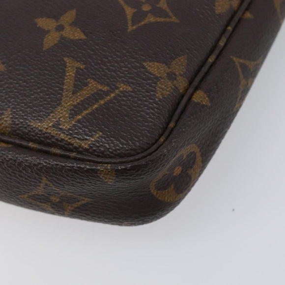 LOUIS VUITTON Monogram Pochette Accessoires Pouch M51980 LV Auth 204600