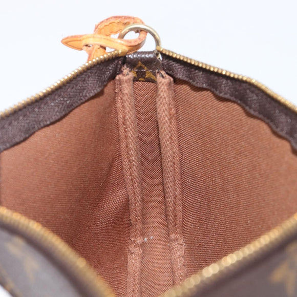 LOUIS VUITTON Monogram Pochette Accessoires Pouch M51980 LV Auth 204600
