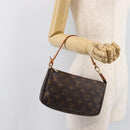 LOUIS VUITTON Monogram Pochette Accessoires Pouch M51980 LV Auth 204600-24