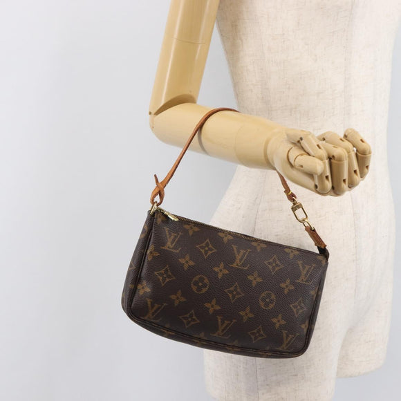 LOUIS VUITTON Monogram Pochette Accessoires Pouch M51980 LV Auth 204600