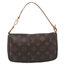 LOUIS VUITTON Monogram Pochette Accessoires Pouch M51980 LV Auth 204600-2