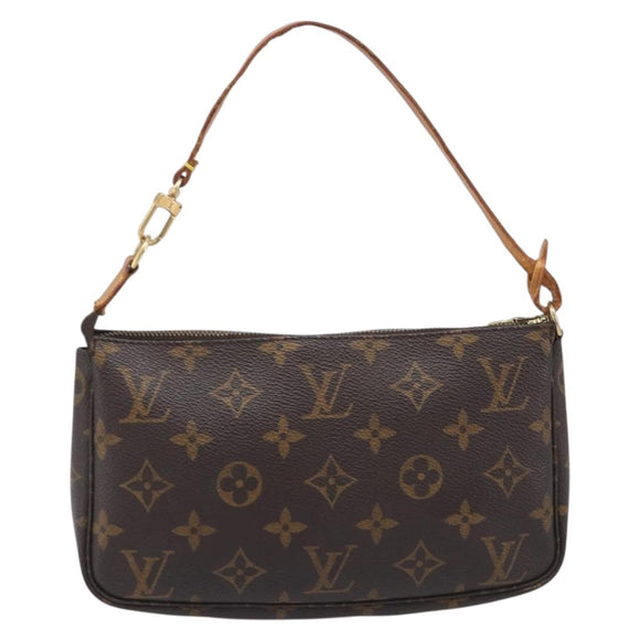 LOUIS VUITTON Monogram Pochette Accessoires Pouch M51980 LV Auth 204600