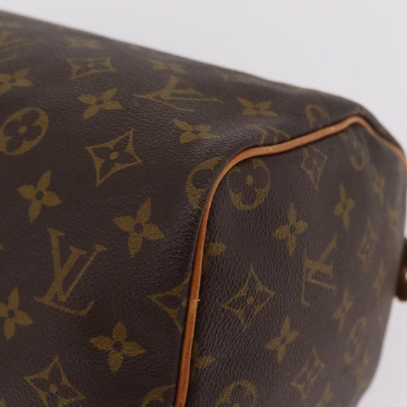 LOUIS VUITTON Monogram Speedy 30 Hand Bag M41526 LV Auth 204611V