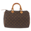 LOUIS VUITTON Monogram Speedy 30 Hand Bag M41526 LV Auth 204611V-3