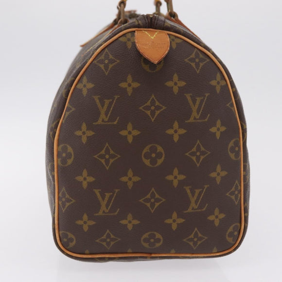 LOUIS VUITTON Monogram Speedy 30 Hand Bag M41526 LV Auth 204611V