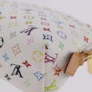 LOUIS VUITTON Monogram Multicolor Pochette Cosmetic Pouch M47354 LV Auth 204614V-16