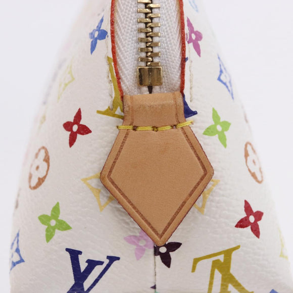 LOUIS VUITTON Monogram Multicolor Pochette Cosmetic Pouch M47354 LV Auth 204614V