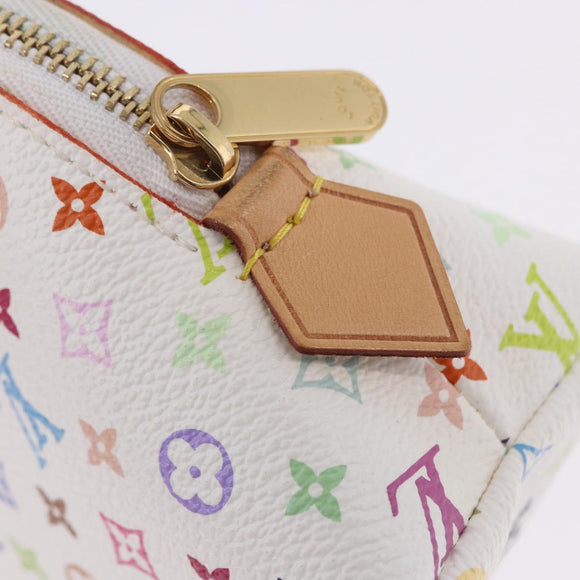 LOUIS VUITTON Monogram Multicolor Pochette Cosmetic Pouch M47354 LV Auth 204614V