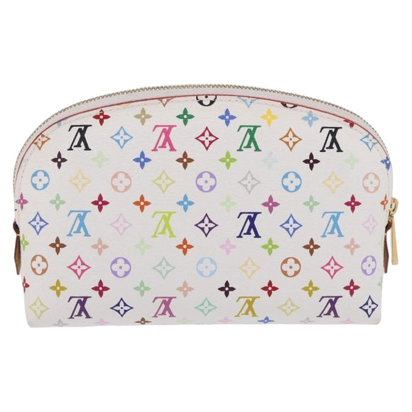 LOUIS VUITTON Monogram Multicolor Pochette Cosmetic Pouch M47354 LV Auth 204614V