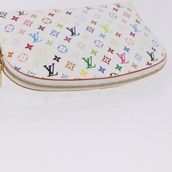 LOUIS VUITTON Monogram Multicolor Pochette Cosmetic Pouch M47354 LV Auth 204614V