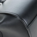 LOEWE Hammock Mini Shoulder Bag Leather 2way Black Silver Auth 204615M-16