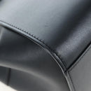 LOEWE Hammock Mini Shoulder Bag Leather 2way Black Silver Auth 204615M-18
