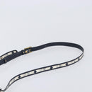 MCM Vicetos Shoulder Bag PVC Leather White Gold Tone Auth 204617-8