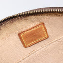 LOUIS VUITTON Monogram Trousse Demi Ronde Cosmetic Pouch M47520 LV Auth 204620-8