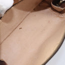 LOUIS VUITTON Monogram Trousse Demi Ronde Cosmetic Pouch M47520 LV Auth 204620-9