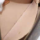 LOUIS VUITTON Monogram Trousse Demi Ronde Cosmetic Pouch M47520 LV Auth 204620-22