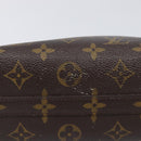 LOUIS VUITTON Monogram Trousse Demi Ronde Cosmetic Pouch M47520 LV Auth 204620-7
