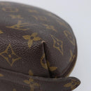 LOUIS VUITTON Monogram Trousse Demi Ronde Cosmetic Pouch M47520 LV Auth 204620-14