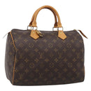 LOUIS VUITTON Monogram Speedy 30 Hand Bag M41526 LV Auth 204623V-1