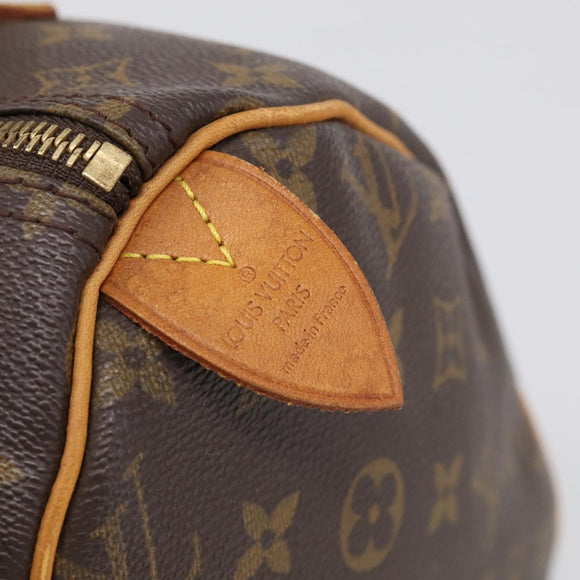 LOUIS VUITTON Monogram Speedy 30 Hand Bag M41526 LV Auth 204623V