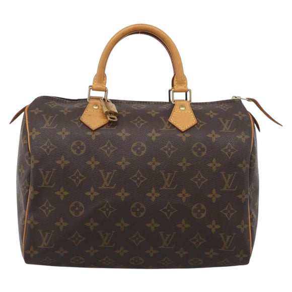 LOUIS VUITTON Monogram Speedy 30 Hand Bag M41526 LV Auth 204623V