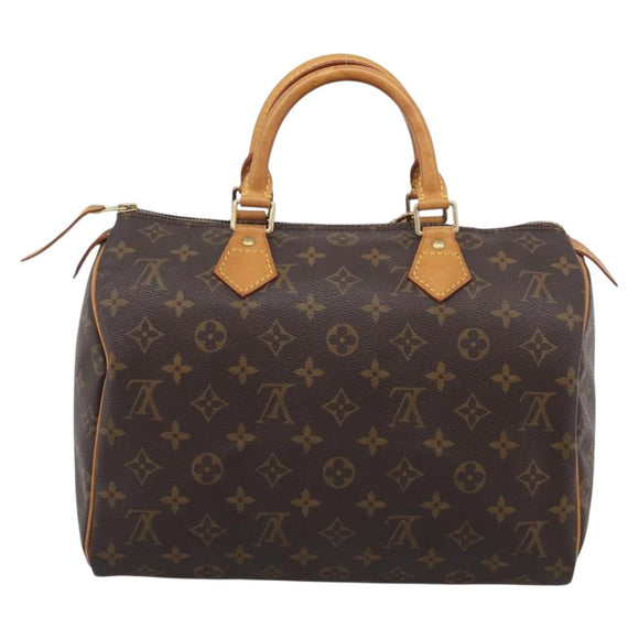 LOUIS VUITTON Monogram Speedy 30 Hand Bag M41526 LV Auth 204623V