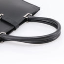 GUCCI Jackie Hand Bag Leather Black Silver 002 1064 Auth 204625V-7