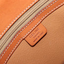 CELINE Macadam Hand Bag PVC Leather Brown Gold Tone Auth 204628V-16