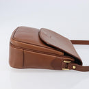 Burberrys Shoulder Bag Leather Brown Gold Tone Auth 204636-3