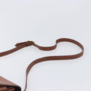 Burberrys Shoulder Bag Leather Brown Gold Tone Auth 204636-8
