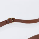 Burberrys Shoulder Bag Leather Brown Gold Tone Auth 204636-9
