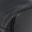 Burberrys Shoulder Bag Leather Black Gold Tone Auth 204637A-13