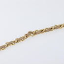 CHANEL Chain Shoulder Bag Leather Beige Gold Tone CC Auth 204639A-8