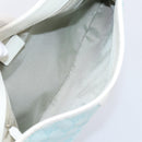 GUCCI GG Canvas Jackie Shoulder Bag Light Blue Gold Tone 001 4057 Auth 204640V-18