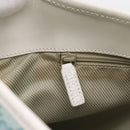 GUCCI GG Canvas Jackie Shoulder Bag Light Blue Gold Tone 001 4057 Auth 204640V-21