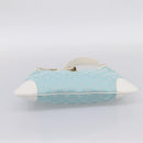 GUCCI GG Canvas Jackie Shoulder Bag Light Blue Gold Tone 001 4057 Auth 204640V-9