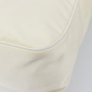 PRADA Shoulder Bag Nylon Ivory Silver Auth 204641A-16