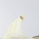 PRADA Shoulder Bag Nylon Ivory Silver Auth 204641A-11