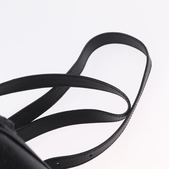 GUCCI Bamboo Backpack Suede Black Gold Tone 003 1705 0030 Auth 204642A