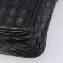 BOTTEGA VENETA INTRECCIATO Shoulder Bag Leather Black 113092 Auth 204647V-15